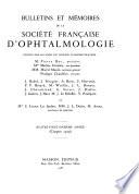 Bulletins et mémoires de la Société française d'ophtalmologie