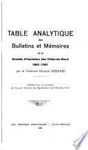 Bulletins et mémoires