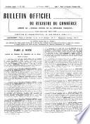 Bulltetin Officiel Du Registre Du Commerce