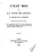 C'est moi ou la voix de Jésus au milieu de la tempête