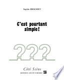 C'est pourtant simple