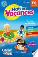 Cahier de vacances 2020 de la Petite section vers la Moyenne section 2020 3/4 ans
