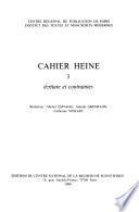 Cahier Heine