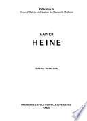 Cahier Heine