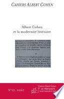 Cahiers Albert Cohen N°17
