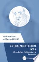 Cahiers Albert Cohen N°25