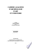 Cahiers alsaciens d'archéologie, d'art et d'histoire