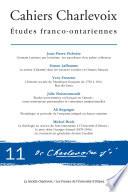Cahiers Charlevoix 11