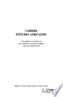 Cahiers d'études africaines