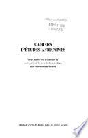 Cahiers d'études africaines