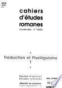 Cahiers d'études romanes
