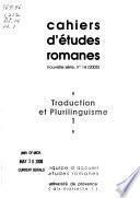 Cahiers d'études romanes