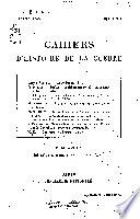 Cahiers d'histoire de la guerre