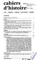 Cahiers d'histoire