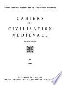 Cahiers de civilisation médiévale