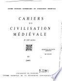 Cahiers de civilisation médiévale