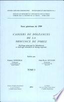 Cahiers de doléances de la province de Forez