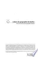 Cahiers de géographie du Québec