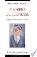 Cahiers de jeunesse