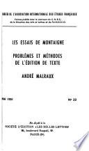 Cahiers de l'Association internationale des études françaises