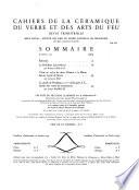 Cahiers de la céramique du verre et des arts du feu