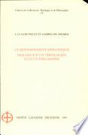 Cahiers de la Revue de Theologie et de Philosophie