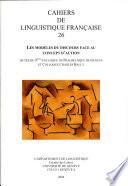Cahiers de Linguistique Francaise 26