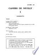 Cahiers de Neuilly