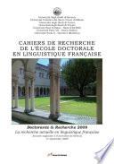 Cahiers de Recherche IV 2009