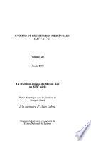 Cahiers de recherches médiévales