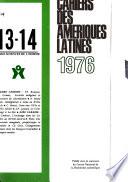 Cahiers des Amériques Latines