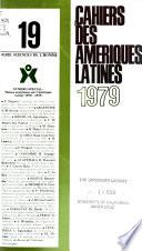 Cahiers des Amériques Latines