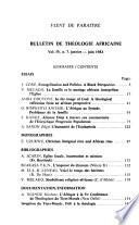 Cahiers des religions africaines