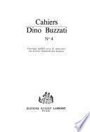 Cahiers Dino Buzzati