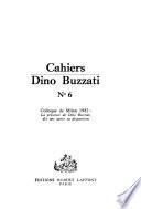 Cahiers Dino Buzzati