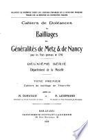 Cahiers du bailliage de Thionville
