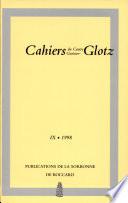 Cahiers du Centre Gustave Glotz