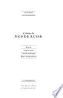 Cahiers du monde russe et soviétique