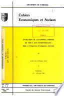 Cahiers Économiques Et Sociaux