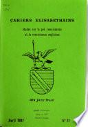 Cahiers Élisabéthains