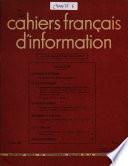 Cahiers français d'information