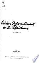 Cahiers internationaux de la résistance