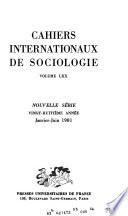 Cahiers internationaux de sociologie