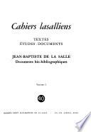Cahiers Lasalliens