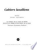 Cahiers Lasalliens