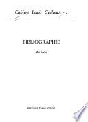 Cahiers Louis Guilloux: Bibliographie