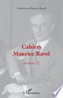 Cahiers Maurice Ravel