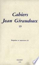 Cahiers numéro 19