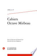 Cahiers Octave Mirbeau