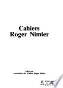 Cahiers Roger Nimier